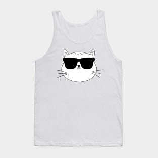 Cool Cat Father's Day Gift Tank Top